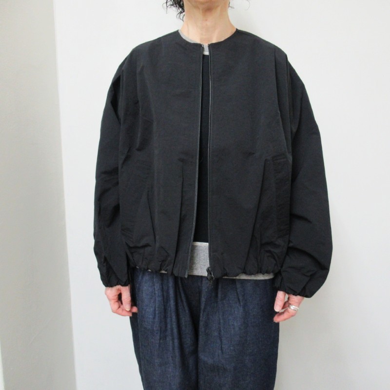 mao made  ナイロンZIPアップジャケット /BK99